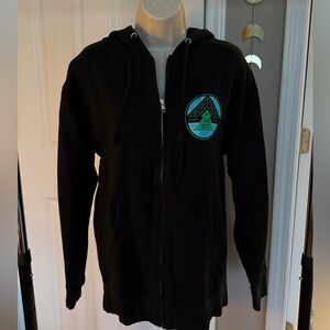 Electric Forest Festival Black Zip-Up Hoodie